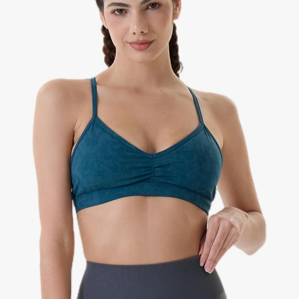 AUROLA Mercury Workout Sports Bra Women Athletic Removable Padded Backless